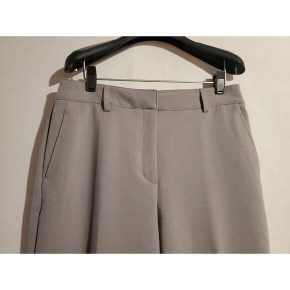 Joie NWT Hi Rise Straight Leg Trouser Dress Pants Womens Size 8 Gray Neutral - Picture 3 of 11